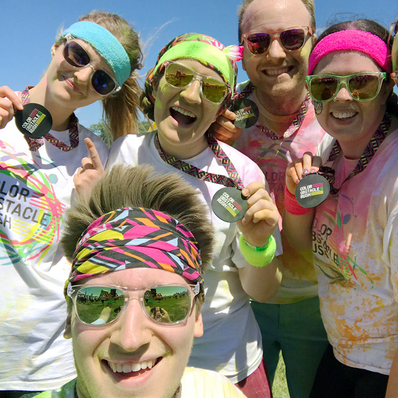 our colour run participants