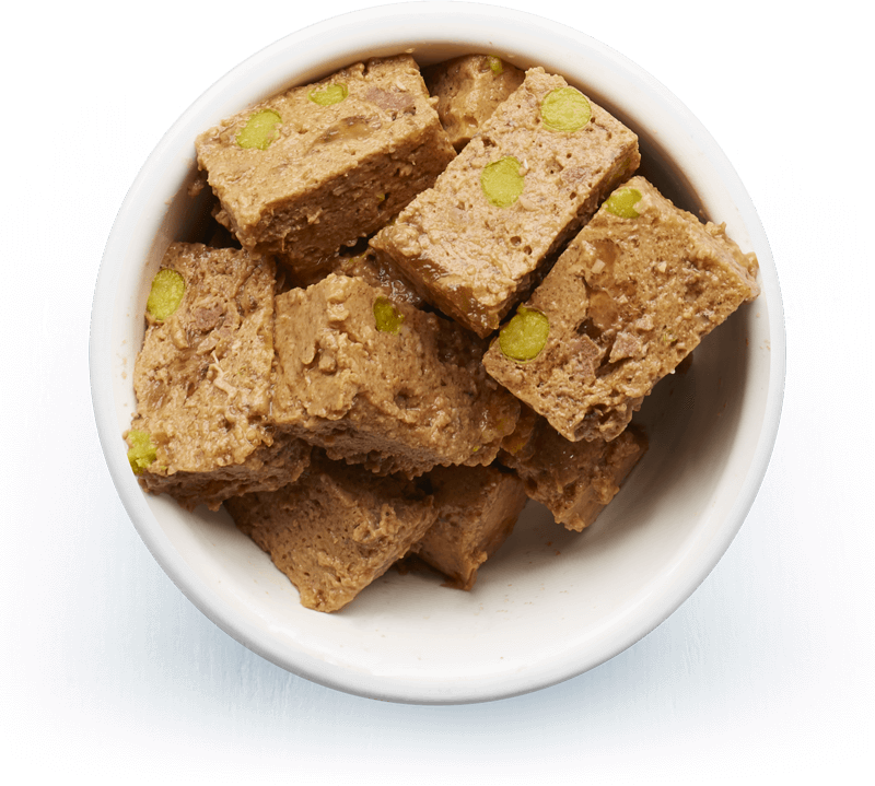 An image of Tails wet food. Fisherman's pâté with salmon & peas.