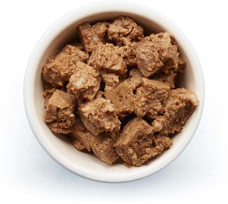 An image of Tails wet food. Tender pâté with chicken and rice.